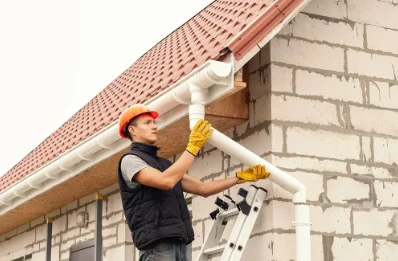 Pose et remplacement de gouttières à Jungholtz